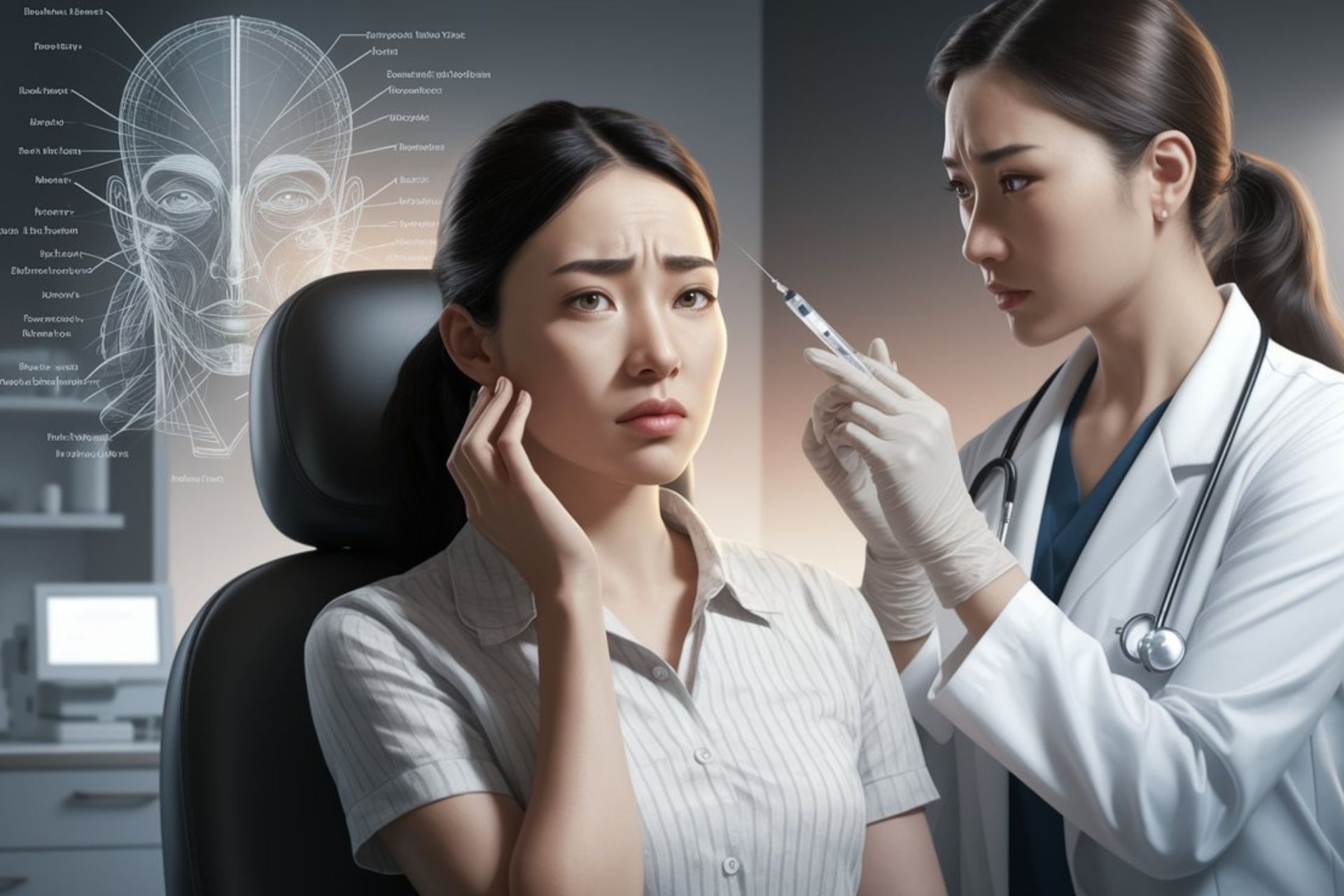 Articolo sbiancamento post botox